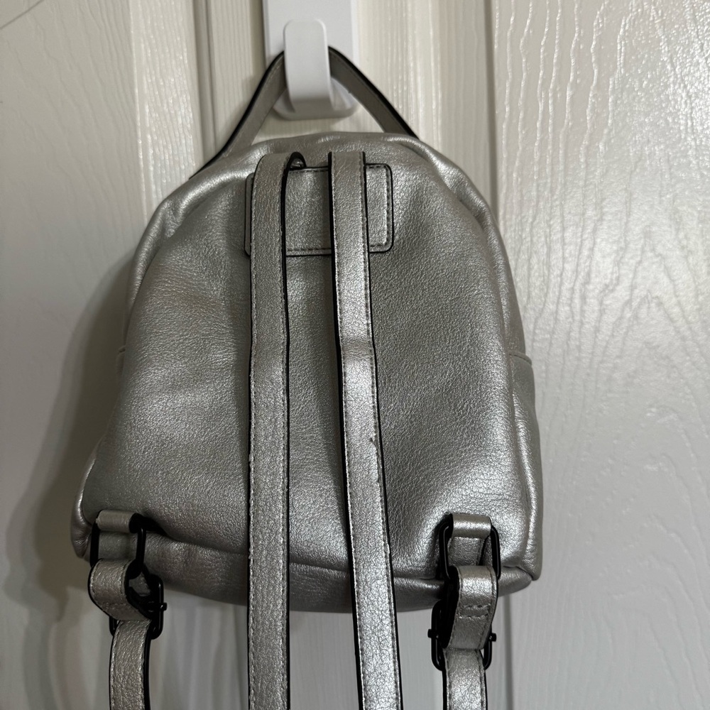 Express Metallic Silver Mini Backpack - image 4